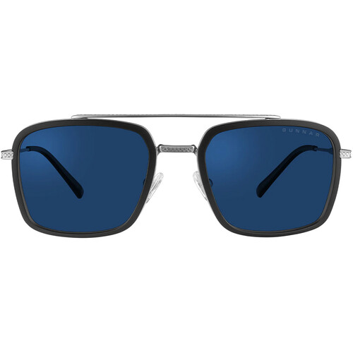 GUNNAR Barron Tinted Glasses (Silver Frame, Sun Lens)