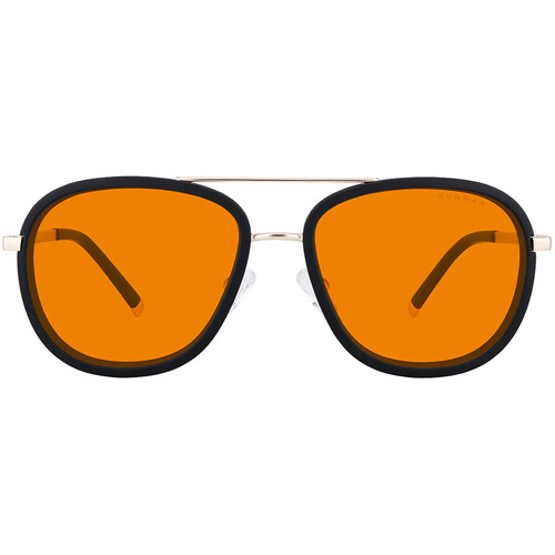 GUNNAR Dume Glasses (Gold Frame, Amber Max Lens)
