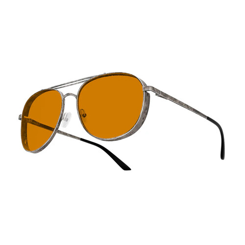 GUNNAR Fallout Brotherhood of Steel Gaming Glasses (Gunmetal Frame, Amber Max Lens Tint)