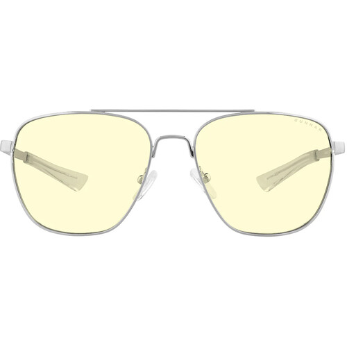 GUNNAR Mustang Glasses (Chrome Frame, Amber Lens)