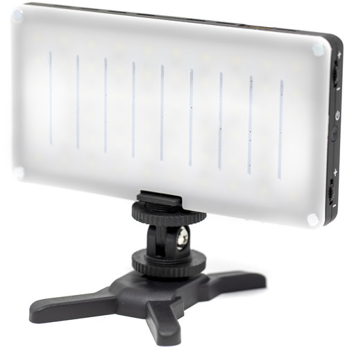 GVB Gear PL60 Pocket-Sized On-Camera Light with USB Charging/Power (Daylight)