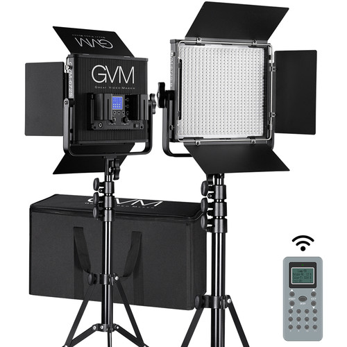 GVM 672S-B Bi-Color LED Light Panel (2-Light Kit) GVM-672S-B2L