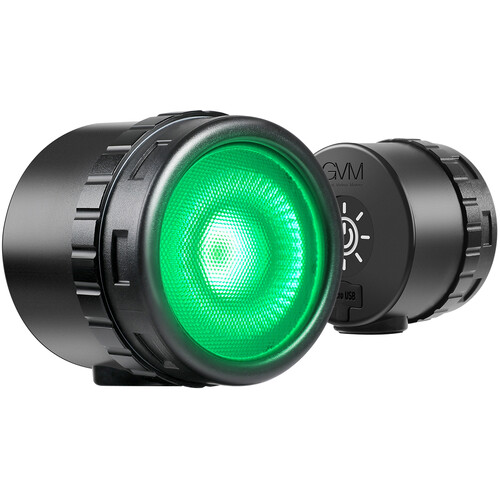GVM Mini Waterproof RGB LED On-Camera Light