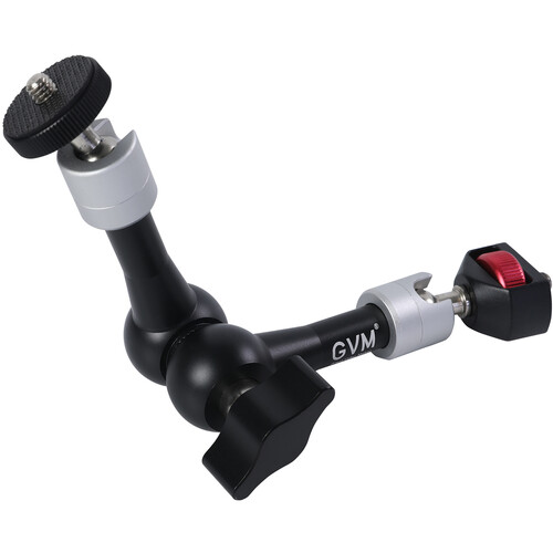 GVM GVM-GS18 7" Heavy-Duty Magic Arm with Dual 1/4" Ball Heads