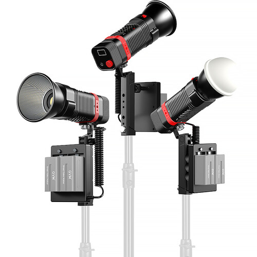 GVM PL60C RGB Pocket LED Monolight (3-Light Kit)