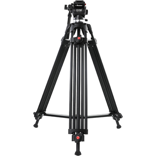 GVM S160 Aluminum Tripod with Hydraulic Fluid Head