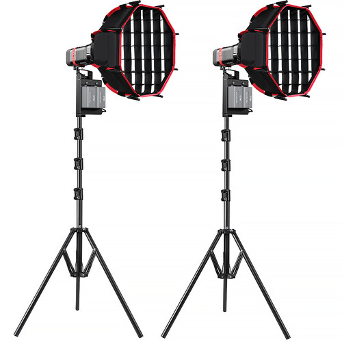 GVM PL60C RGB Pocket LED Monolight (2-Light Kit)