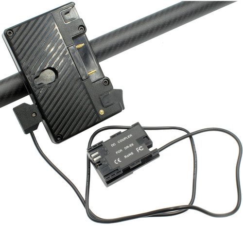 GyroVu Gold Mount Battery CF Plate & D-Tap/LP-E6 Adapter Cable for Ronin M/MX & MoVI Gimbals