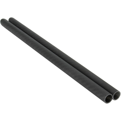 GyroVu Heavy-Duty Carbon Fiber 15mm Rods for Camera Rigs (Pair, 18")