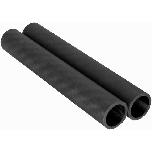 GyroVu Heavy-Duty Carbon Fiber 15mm Rods for Camera Rigs (Pair, 4")