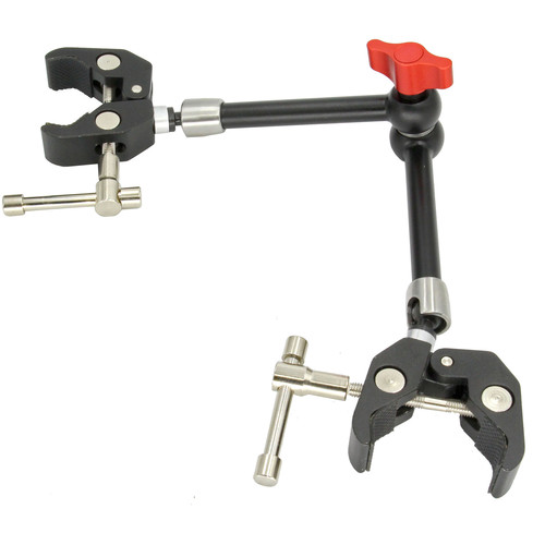 GyroVu Heavy-Duty Articulated Arm with Dual Jaw Clamps (11")