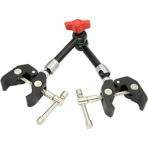GyroVu Heavy-Duty Articulated Arm with Dual Jaw Clamps (7")
