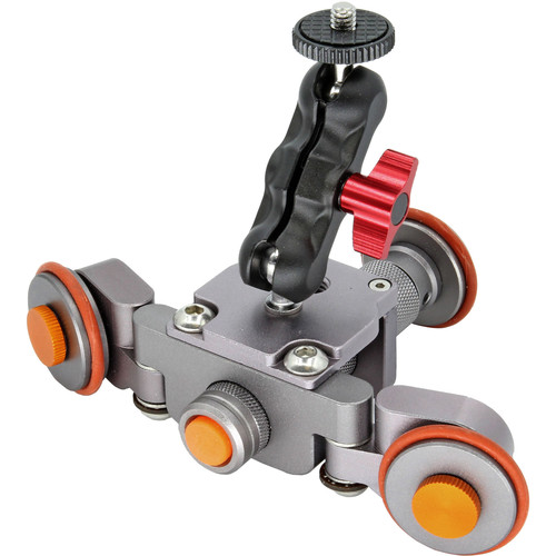GyroVu Mini Motorized Camera Dolly with Mini Swivel Mounts