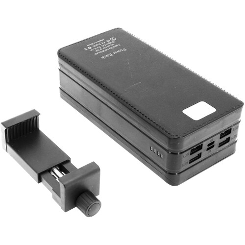 GyroVu 50,000mAh Power Bank with Built-In Solar Battery Charger & 1/4-20 Mount