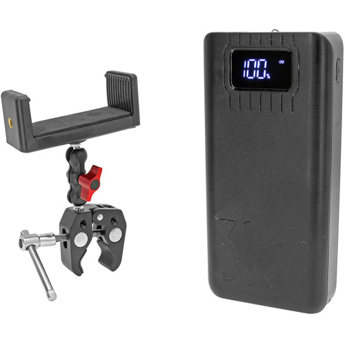 GyroVu High-Capacity 30,000mAh Power Bank with Clamp Mount