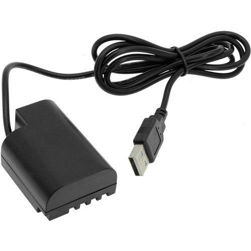 GyroVu USB to Panasonic DMW-BLF19 Dummy Battery Cable for GH3/4/5 (40")