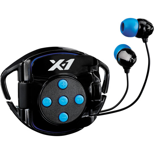 x-1 Interval 4G Waterproof Headphone System for the 4th Gen iPod shuffle