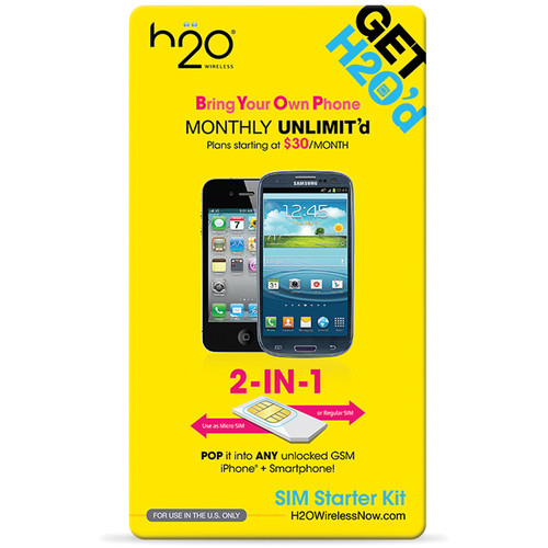 H2O WIRELESS Dual SIM Starter Kit