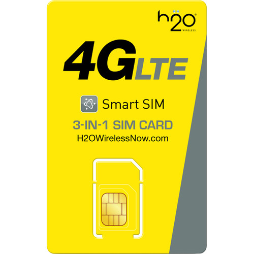 H2O WIRELESS 3-in-1 SIM Card