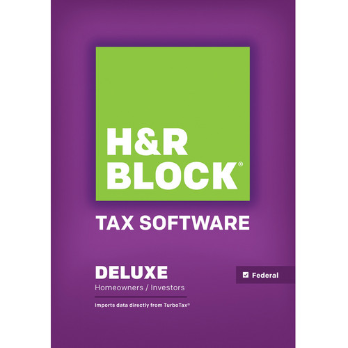 H&R Block Deluxe 2013 Tax Software for Mac (Download)
