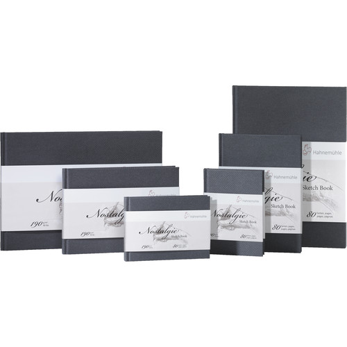 Hahnemuhle Landscape Nostalgie Sketch Book (Black Cover, A5, 40 Sheets)