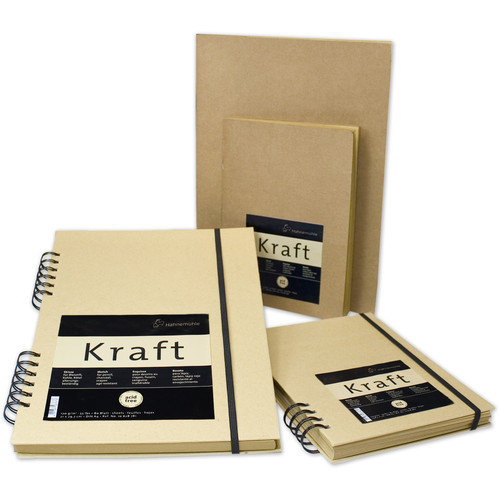 Hahnemuhle Kraft Paper Sketch Book (Ochre Cover, A4, 80 Sheets)