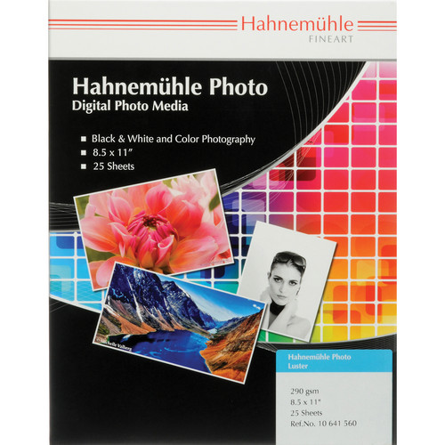 Hahnemuhle Photo Luster 290 Inkjet Paper (8.5 x 11", 25 Sheets)