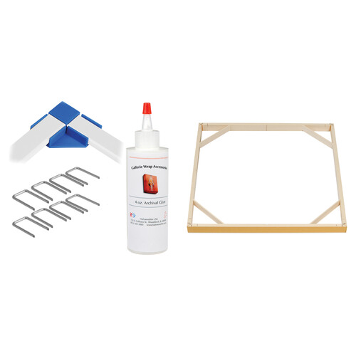 Hahnemuhle Standard Gallerie Wrap System with Positioning Corners (18" Bars, 8-Pack)
