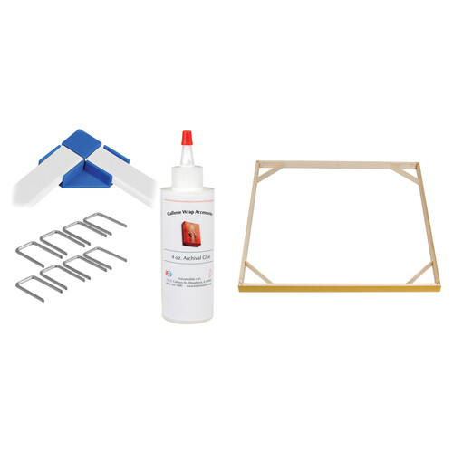 Hahnemuhle Standard Gallerie Wrap System with Positioning Corners (20" Bars, 8-Pack)