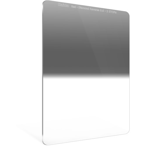Haida Red Diamond Hard-Edge Reverse-Graduated ND Filter (100 x 150mm, 2- to 0.5-Stop)