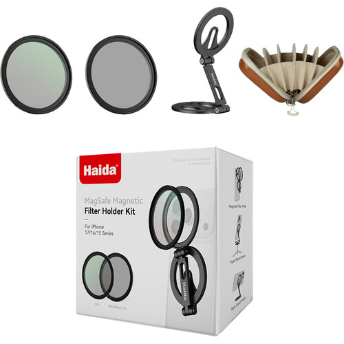 Haida（ハイダ） MagSafe 磁気フィルターホルダー ＆フィルターセット Haida MagSafe Magnetic Filter Kit for iPhone with Filter HD4841
