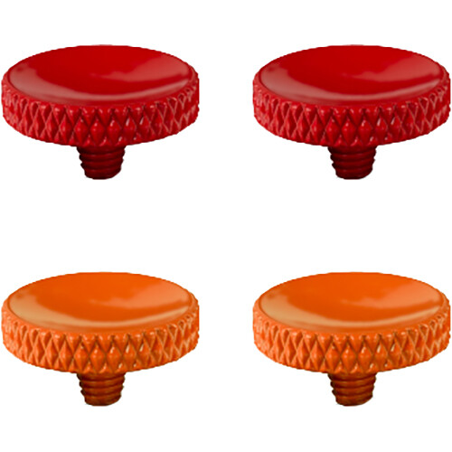 Haida Soft Shutter Button Set (Red x2 , Orange x2)
