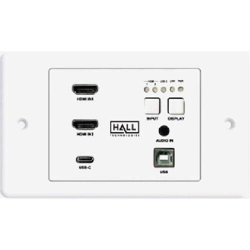 Hall Technologies Discovery 2 UHD 4K Wall Plate Transmitter (UK/EU)