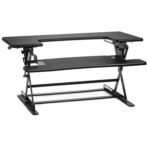Halter ED-600 Height Adjustable Desk Sit / Stand Desktop (Black)