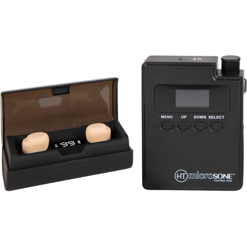 Halter Technical Microsone Discreet Audio Monitoring System (Light Skin Tone, 174 to 217 + 470 to 608 MHz)