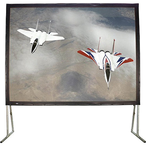 HamiltonBuhl 133" Diagonal Easy Fold Portable Screen with Carry Case (16:9)