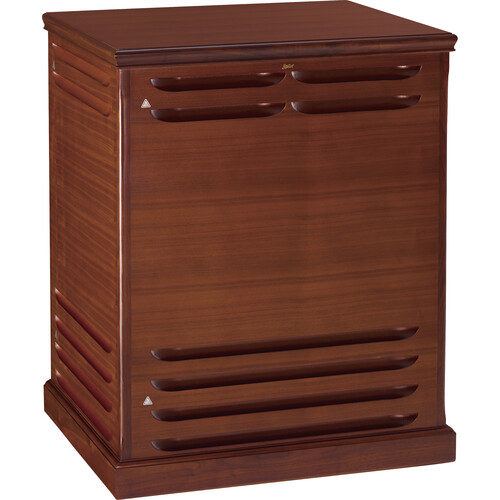 Hammond Leslie 3500W Powered 300W Rotary Speaker with Casters (Walnut)