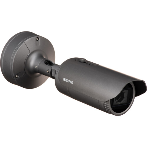 Hanwha Vision PNO-A9081RLP 4K UHD Outdoor Network LPR Bullet Camera with Night Vision & 4.5-10mm Lens