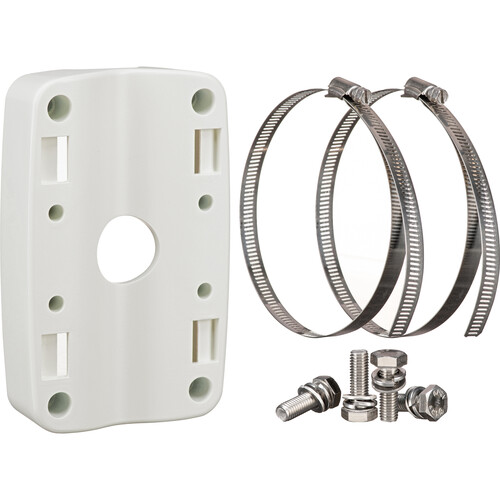 Hanwha Vision SBP-300PM1 Pole Mount Adapter for XNV-6120R Camera (Ivory)