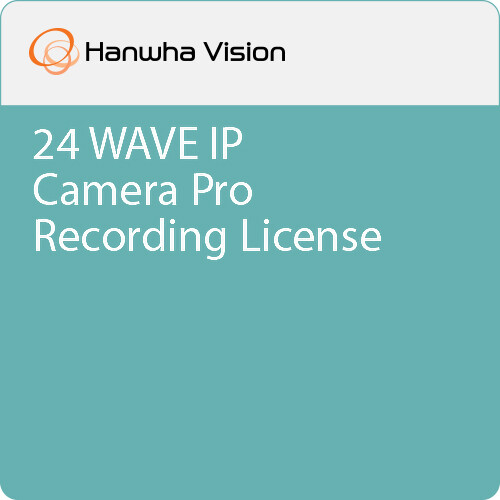 Hanwha Vision 24 WAVE IP Camera Pro Recording Licenses