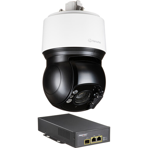 Hanwha Vision XNP-6400RW 2MP Outdoor PTZ Network Dome Camera with Heater & Wiper