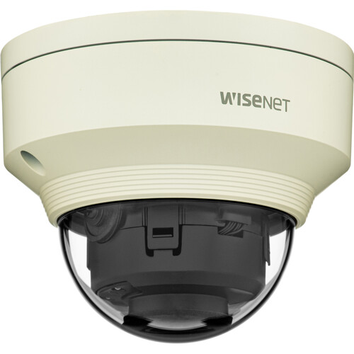 Hanwha Vision WiseNet X Series 5MP Outdoor Vandal-Resistant Network Dome Camera with Night Vision & 3.7mm Lens