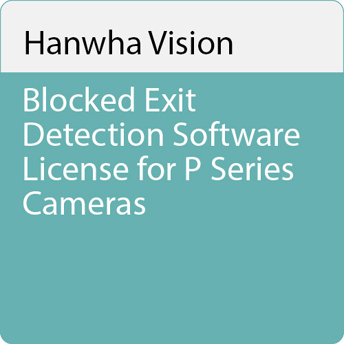 Hanwha Vision Blocked Exit Detection Software License for P Series Cameras