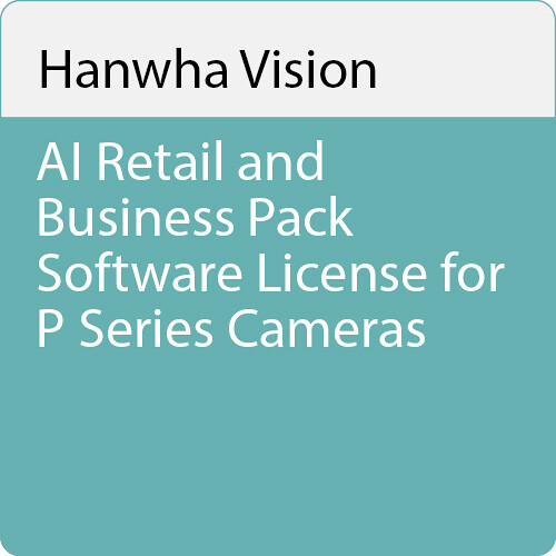 Hanwha Vision AI Retail and Business Pack Software License for P Series Cameras