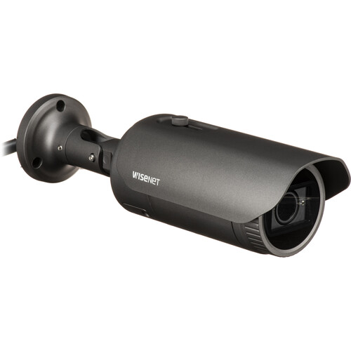 Hanwha Vision QNO-8080R 5MP Outdoor Network Bullet Camera with Night Vision (Dark Gray)