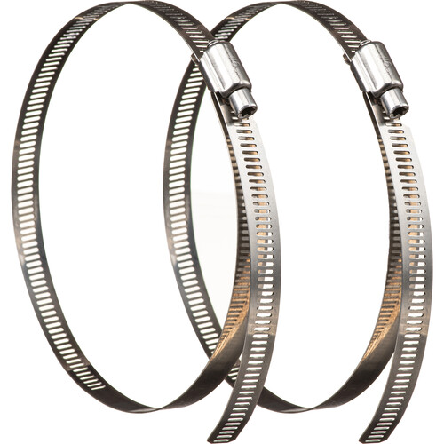 Hanwha Vision SBP-060S Stainless Steel Mount Strap (2-Pack)