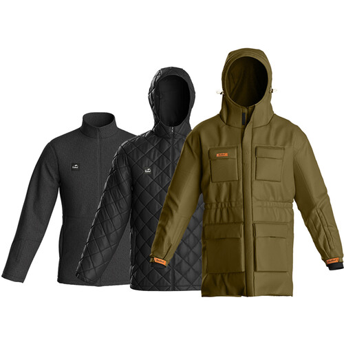 Haukland 7-in-1 Photography Jacket (Olive, Women's X-Small)