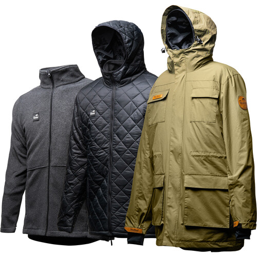Haukland 7-in-1 Photography Jacket (Olive, Women's 2XL)