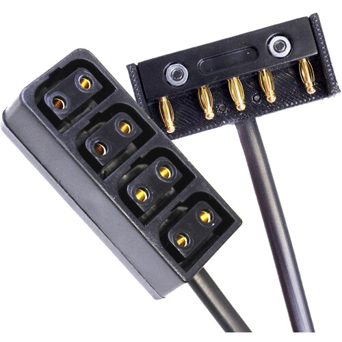 Hawk-Woods V-Mount Male to 4 x D-Tap Female Splitter Cable (11.8")