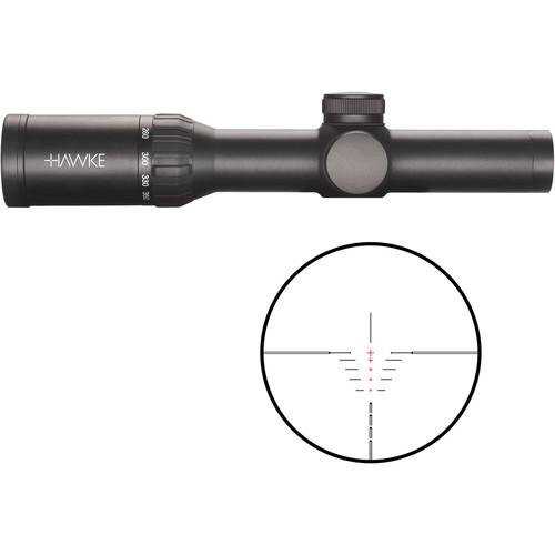 Hawke Sport Optics 1-5x24 XB30 Pro Crossbow Scope (SR Illuminated Reticle)